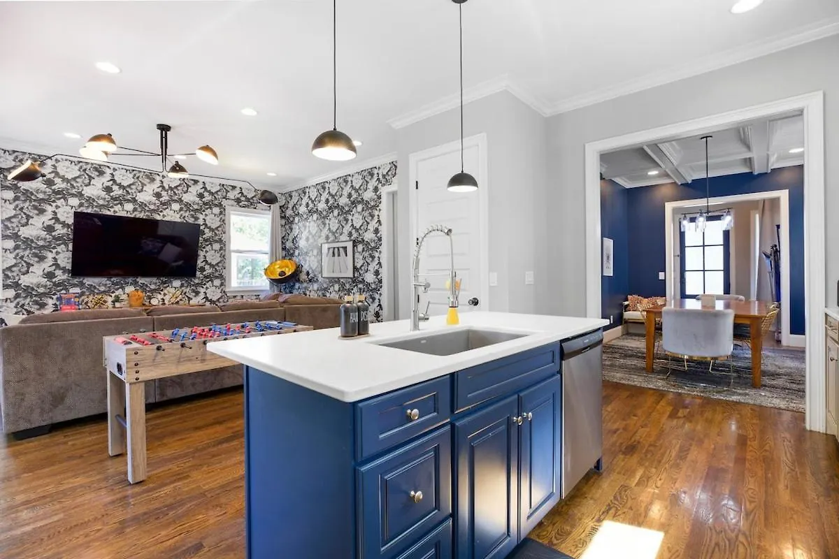 5 Mins To Downtown - Big Luxury House - 7 Beds Villa Nashville 0*,